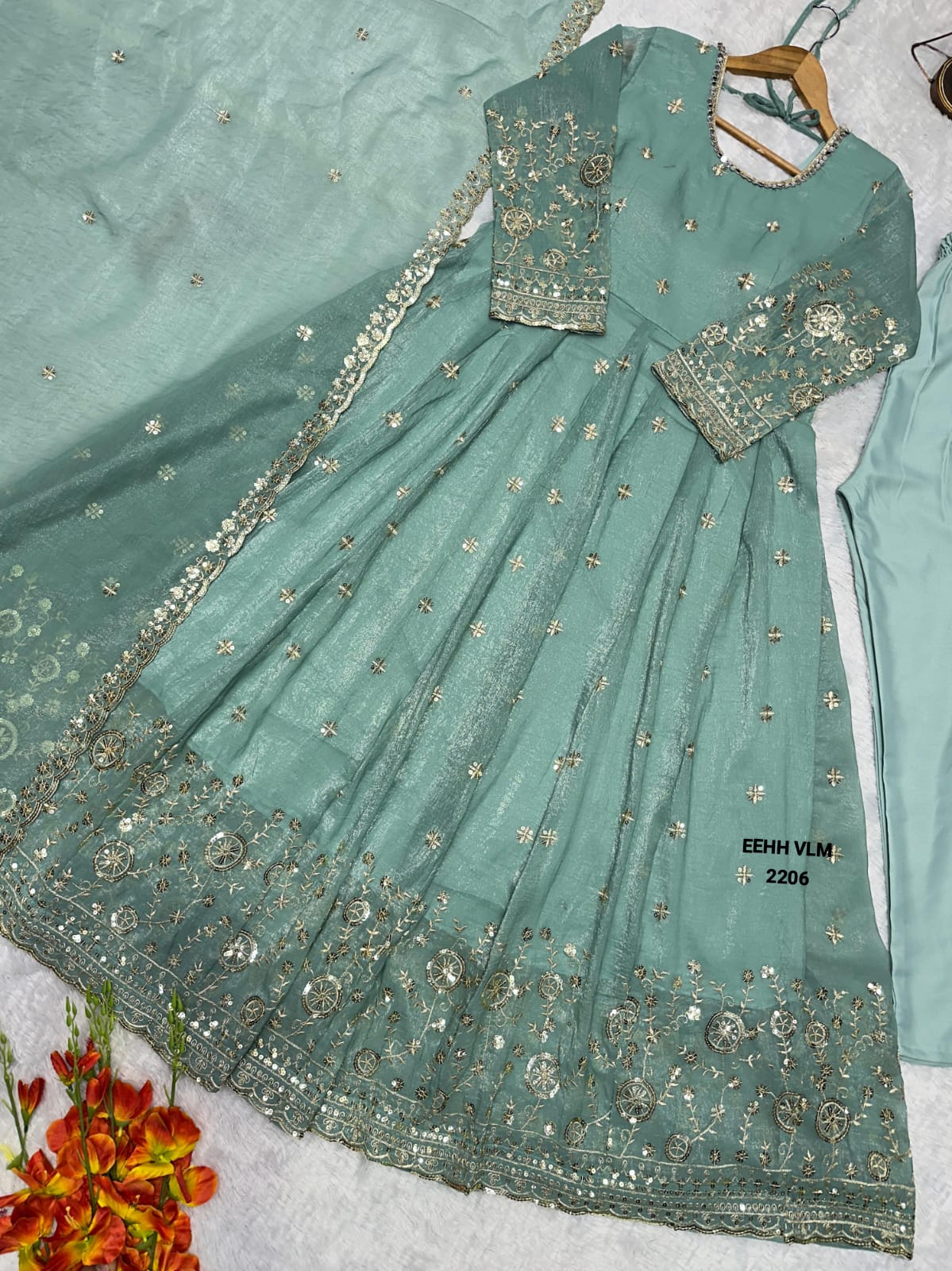 Royal PARTY WEAR LOOK   Embroidered Party Wear Anarkali Gown